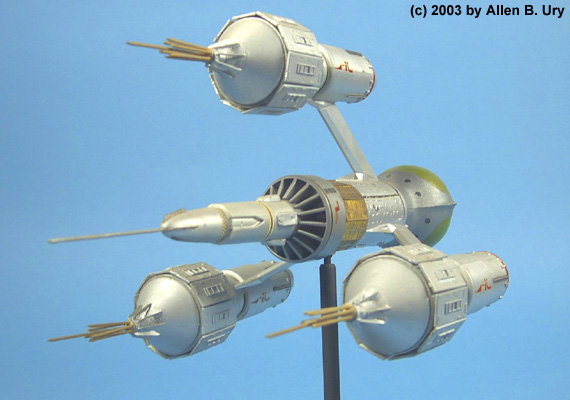 Blakes 7 Liberator Model Kit By Comet Miniatures 
